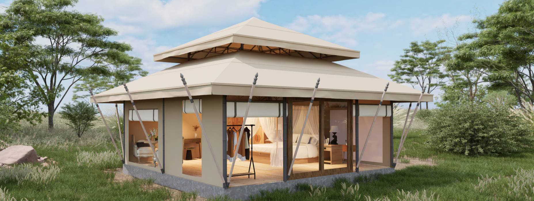 鄄城县户外野奢帐篷